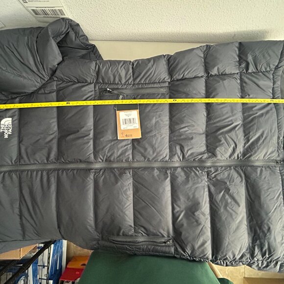 THE NORTH FACE WOMEN METRO III PARKA DOWN WINTER HOODIE PUFFER COAT VANADIS GREY - Picture 6 of 7